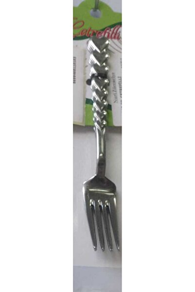 konak züccaciye 6-Piece Heart Model Sweet Fork with Frame