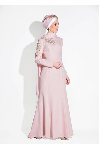 TRENDTESETTÜR Bead Embroidered Evening Dress 5399