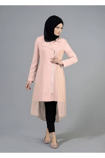 TRENDTESETTÜR T 1446 Μοντέλο Nazenin Trench Coat