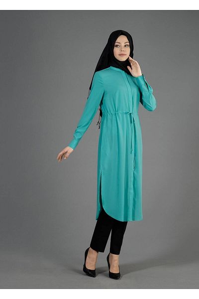 TRENDTESETTÜR Tunica Hijab Lesa Albastru (A.TURCOZ) T 4966 pentru femei