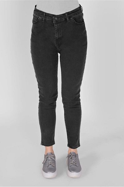 TRENDTESETTÜR Γυναικείο γκρι (SMOKED) Skinny Leg Τζιν Παντελόνι 2421
