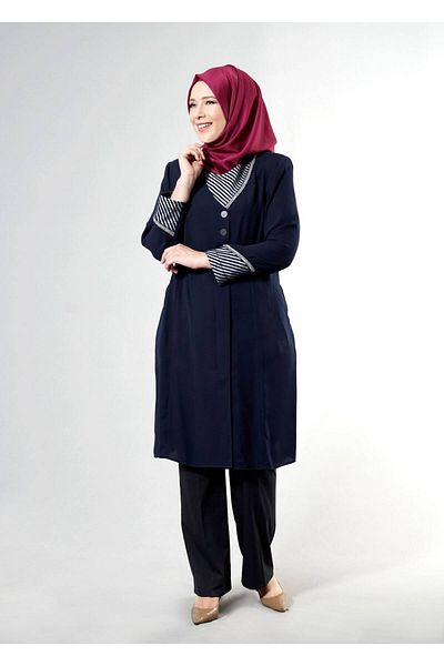 TRENDTESETTÜR Esma T 1587 Hijab Trench