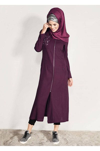 TRENDTESETTÜR Καμπαρντίνα με λεπτομέρεια τσέπης με φερμουάρ 1050