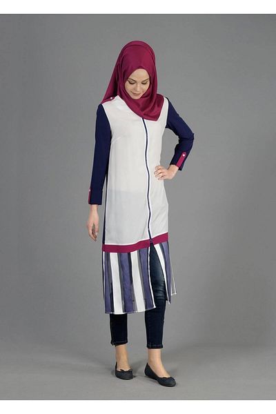 TRENDTESETTÜR T 4925 Indila Hijab Τουνίκ