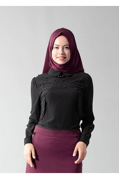 TRENDTESETTÜR T 4409 Criss Hijab Μπλούζα