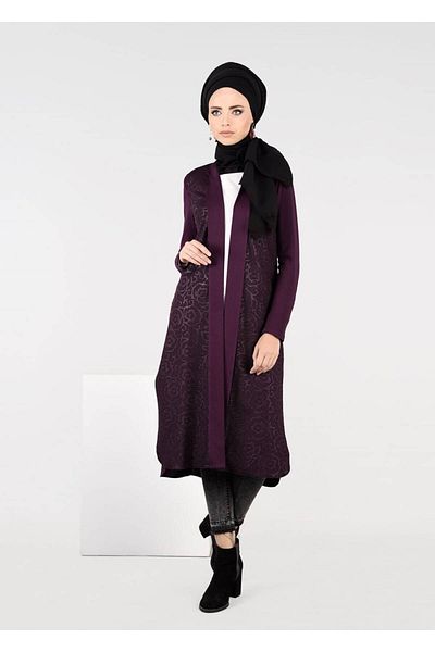 TRENDTESETTÜR Γυναικείο μπουφάν με σχέδιο μπορντό (CHERRY) 4952