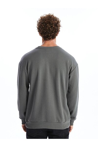 LC Waikiki XSIDE  Bisiklet Yaka Uzun Kollu Baskılı Erkek Sweatshirt