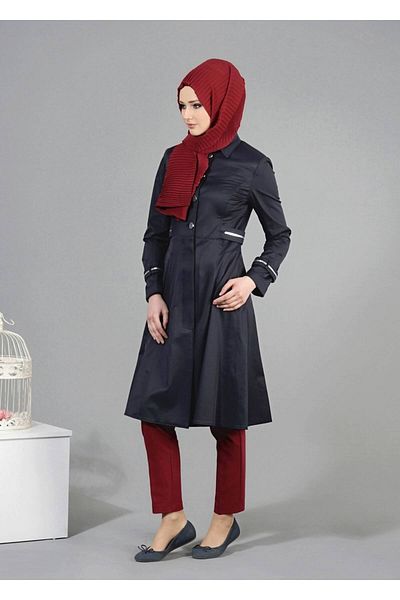TRENDTESETTÜR T 1468 Καλύτερο Hijab Trench