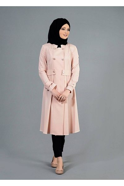 TRENDTESETTÜR T 1467 Trench cu hijab ienupăr