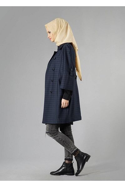 TRENDTESETTÜR Τριών τετάρτων μανικετόκουμπα Loose Trench Coat 1383