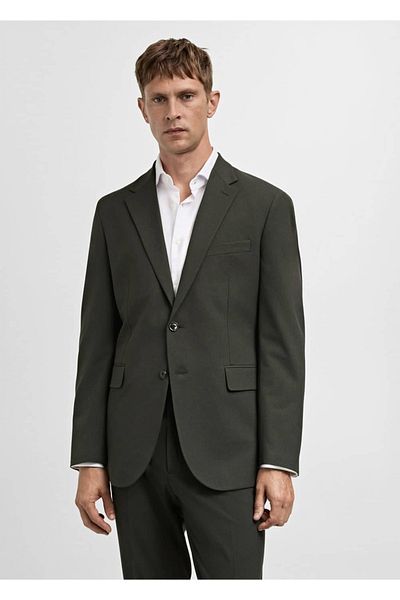 MANGO Man Μπουφάν Comfort Stretch Fabric Slim-Fit Blazer