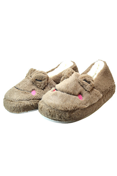 Onlo Ayakkabı Onlo Shoes Wool Women's Fluffy Home Shoes