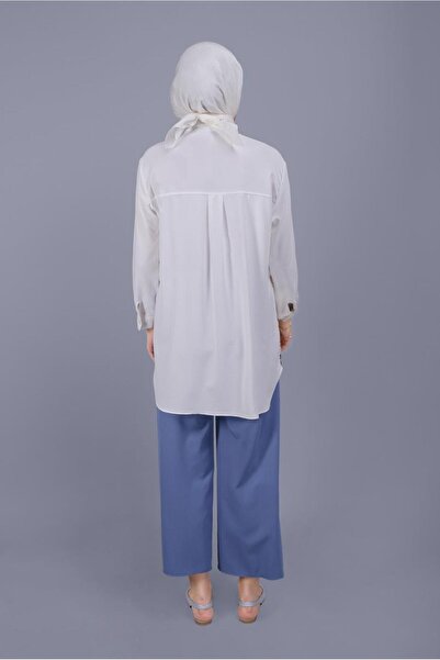 TRENDTESETTÜR Women's Navy Blue (NDIGO) Lace-up Trousers 7131