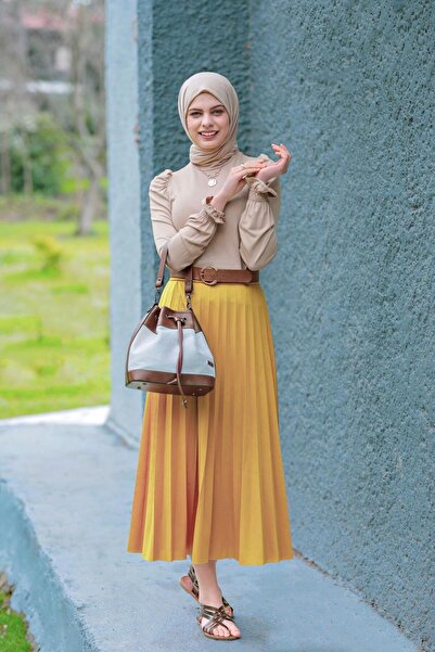 TRENDTESETTÜR 1961 Model Pleated Skirt