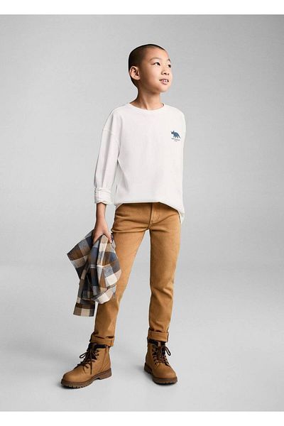 MANGO Kids Τύπωμα μακρυμάνικο μπλουζάκι