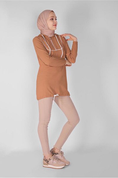 TRENDTESETTÜR Tunica cu fermoar cu siret 88534