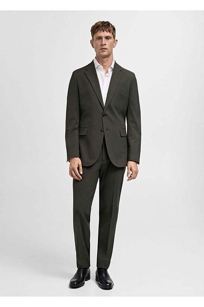 MANGO Man Μπουφάν Comfort Stretch Fabric Slim-Fit Blazer