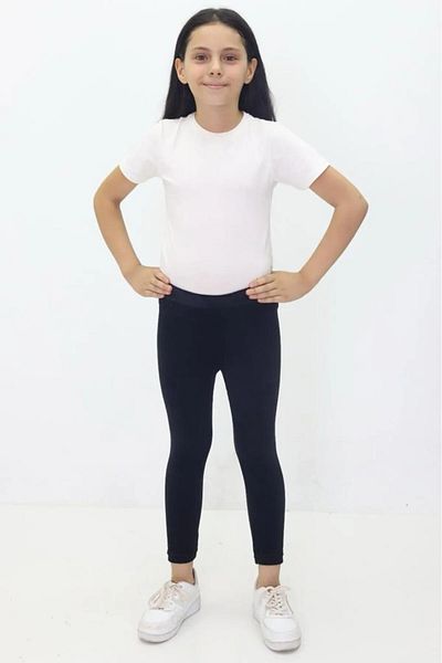 Besimo Kids Colanți elastici pentru fete din catifea din Lycra (cumpărați o mărime mai mare)