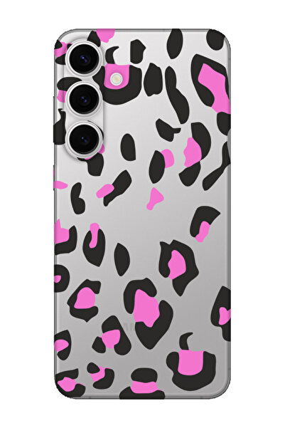 frondcase حافظة هاتف شفافة بنمط الفهد لهاتف سامسونج S24 FE