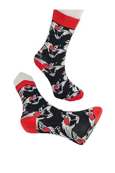 Shuttle Park Унисекс специални серии Blacks Tom - пъстри, шарени чорапи до глезена