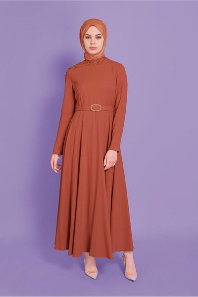 TRENDTESETTÜR ΓΥΝΑΙΚΕΙΟ ΚΑΦΕ (ΤΟΠΟΤΙΚΟ) ΦΟΡΕΜΑ ΜΕ ΚΕΝΤΗΜΕΝΗ ΛΕΠΤΟΜΕΡΗ ΖΩΝΗ 40585