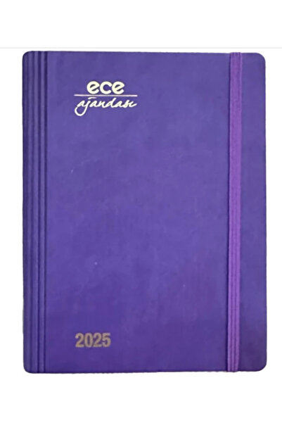 Ece Ajanda Ece Ajandası Marmaris 2025 Termo Deri 12X16 Günlük Ajanda Çizgili