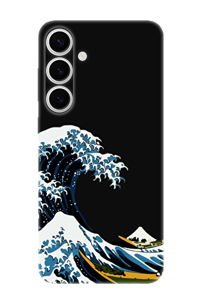 frondcase حافظة لهاتف سامسونج S24 FE كاناجاوا باللون الأسود