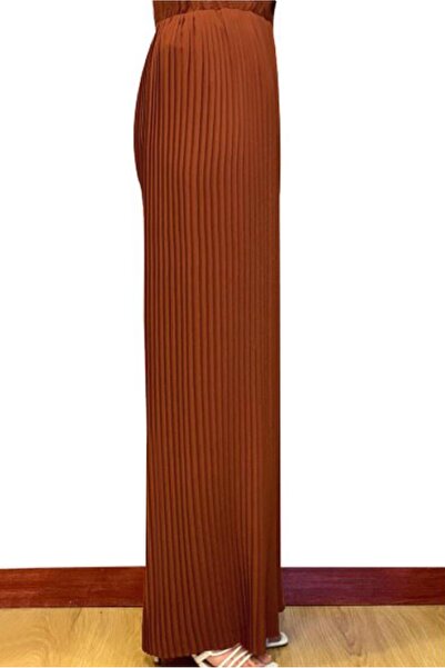 TRENDTESETTÜR Γυναικείο Καφέ (ΤΟΚΙ) Πλισέ Παντελόνι 9210