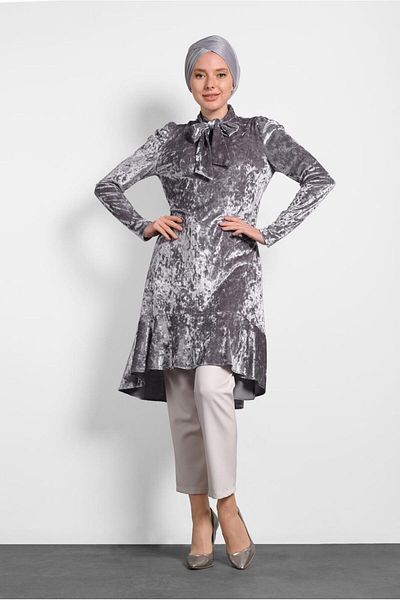 Alvina Collar Tied Tunic 40387