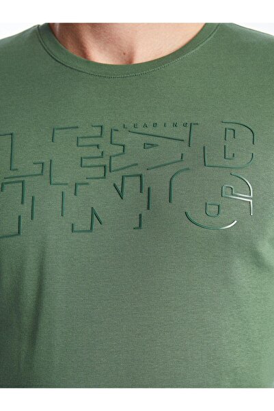 LC Waikiki LCWAIKIKI Κλασικό ανδρικό μπλουζάκι με μακρυμάνικη λαιμόκοψη