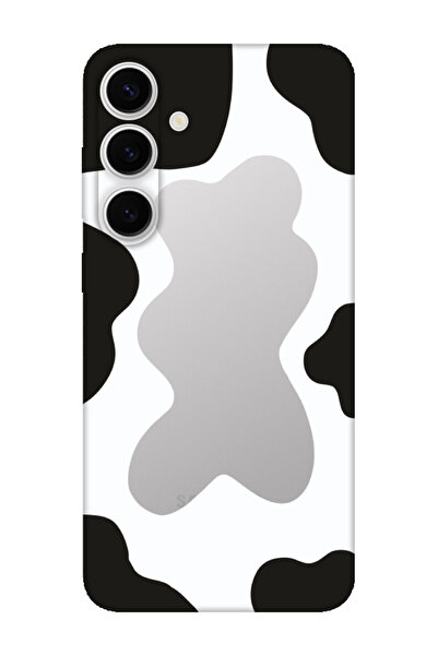 frondcase حافظة هاتف شفافة بنمط البقرة لهاتف سامسونج S24 FE