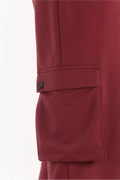 TRENDTESETTÜR Women's Burgundy (CHICK RATTLE) Cargo Pants 20077