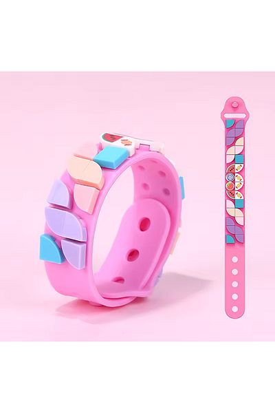 synshop Dots Make Mega Bracelet Gray DIY Building Block Bracelet Assembly Creative Bracelet Birthday Gift