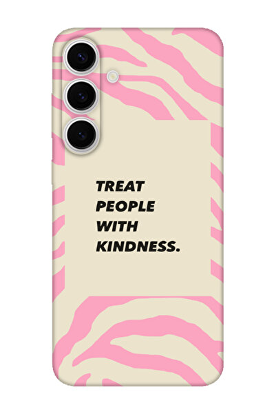 frondcase حافظة لهاتف سامسونج S24 FE زيبرا شعار وردي