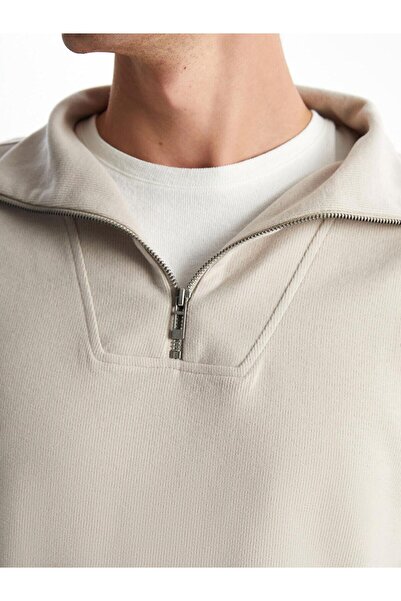 LC Waikiki Ανδρικό φούτερ με μακρυμάνικο γιακά SOUTHBLUE