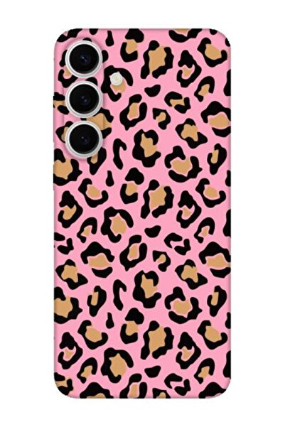 frondcase غطاء هاتف سامسونج S24 FE S24 FE بنمط النمر الوردي