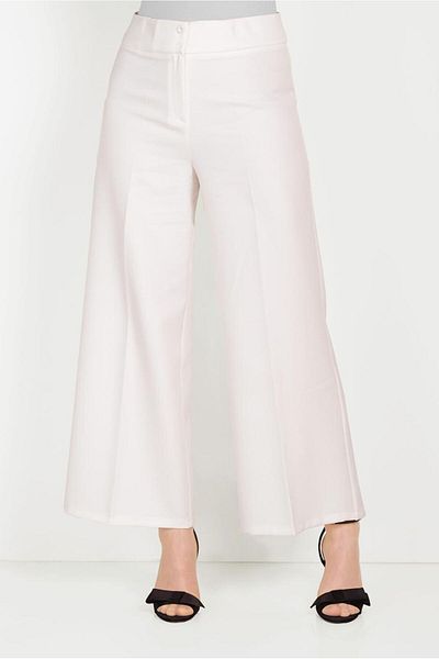 TRENDTESETTÜR Γυναικείο Κρεμ Παντελόνι Loose Leg 70054