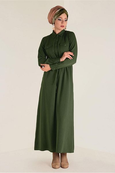 TRENDTESETTÜR ΓΥΝΑΙΚΕΙΟ ΧΑΚΙ ΦΟΡΕΜΑ ΣΤΡΕΤΑ ΜΕ ΜΕΣΗ 4283