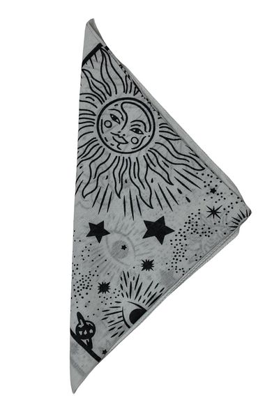 artı bir bodrum Atmosphere Pattern Bandana - Τετράγωνο