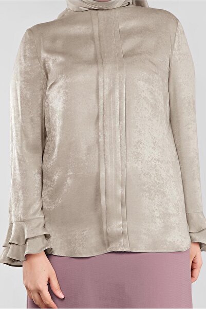 TRENDTESETTÜR WOMEN BEIGE T 20039 NELLA BLUZ 44/48 TEK42