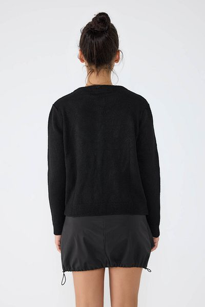 No Matter What Strickjacke mit Perlenstickerei
