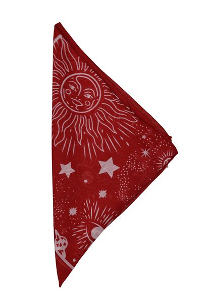 artı bir bodrum Atmosphere Patterned Bandana - Square