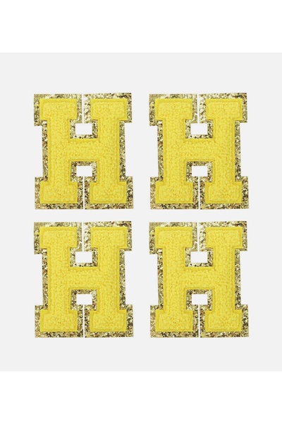 arredamento ملصق أصفر متوافق مع الترمس على شكل حرف H