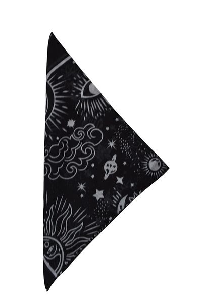 artı bir bodrum Atmosphere Pattern Bandana - Τετράγωνο