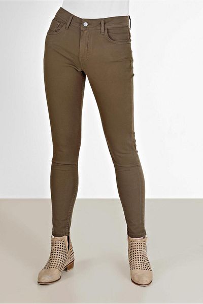 TRENDTESETTÜR Γυναικείο Καφέ (ΦΥΣΤΟ) Skinny Παντελόνι 70280
