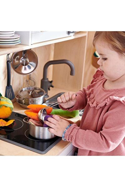 IKEA Duktıg Minyatür Oyuncak Tencere Seti Paslanmaz Çelik 4 Parça Lame