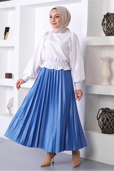TRENDTESETTÜR ΓΥΝΑΙΚΕΙΑ ΣΚΟΥΡΟ ΜΠΛΕ (INDIGO) ΠΙΧΤΕΛΗ ΦΟΥΣΤΑ ΜΕΕΛΑΣΤΙΚΗ