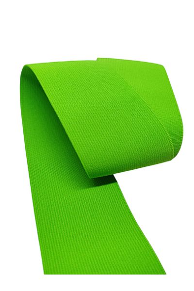 Firebird Takı Aksesuar Ve Kamp Malzemeleri Neon Green Color - 50 mm Super Garment Woven Rubber