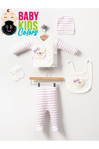 baby kids colors طقم ملابس داخلية فاخرة لحديثي الولادة من المستشفى مكون من 5 ...