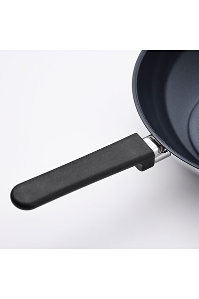 IKEA MIDDAGSMAT WOK TAVA Wok Tava, Yapışmaz Kaplama-Paslanmaz Çelik, 28 cm